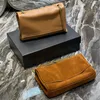 Reversible Wildleder-Kettentasche für Damen, Top-Designer-Tasche in Spiegelqualität, Kates Luxus-Tasche, Tragetaschen, Herbst-Winter-Mode, Umhängetasche, Umhängetasche, doppelt verwendbare Falt-Geldbörse