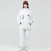 Autres articles de sport 2024 Combinaison de ski imperméable pour hommes et femmes Vêtements de snowboard Ensembles de plein air Vestes Pantalons Vêtements d'hiver Costume de neige 231211