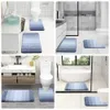 Mattor Olanly Luxury Toalettmattor Informade extra mjuka och absorberande mikrofiber badrum Nonslip Plush Bath Mat Contour Base 231211