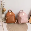 Sacs d'école en cuir Pu épaule mini sac à dos multifonctionnel sac de téléphone portable pour femmes sac à dos d'école pour femmes 231211