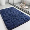 Tapijten 1pc Geplaveide Badmat Steenstructuur Snel Waterabsorberend Antislip Wasbaar Dik Zacht en Comfortabel Tapijt voor 231211