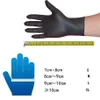 Gants jetables 10 pièces, jardin en Latex noir pour le nettoyage de la maison, caoutchouc restauration alimentaire Tattoo245n