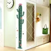 Wall Stickers Large Cactus Growth Chart for Kids Measure Height Children Ruler Nursery Room Decor Art Boys Girls 231211