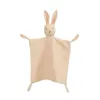 Bibs Burp Cloths Soft Organic Cotton Muslin Bunny Rabbit Animal Newborn Pacify Towels Soothers Towel Robes Baby Accessory Drop Deliver Dhvxu