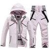 Other Sporting Goods Man and Woman Snow Wear Waterproof Ski Suit Set Snowboard Clothing Outdoor Costumes Winter Jackets Pants Unsex 231211