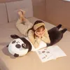 Poupées en peluche 50130cm Panda géant jouet cylindrique Animal traversin oreiller Koala peluche peluche enfants dormir ami 231211