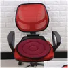 Other Interior Accessories Wholesale Car Chair Seat Cushion Mobility Aid Revoing Memory Foam Mat Portable 360 Degree Rotating Drop Del Dh8Sl