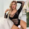 Frauen Fischernetz Sexy Babydoll Dessous Nachtwäsche Enge Bodys Porno Unterwäsche Dame Erotische Aushöhlen Body Anzug Kostüme Set sexy