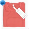 Vêtements de Yoga Lulus 2.0 Swiftly Tech T-shirt à manches courtes sans couture pour femmes, coupe cintrée, léger, séchage rapide, chemise de sport, mèche Kn