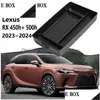 Organizzatore per auto per Lexus Rx 2023 2024 450Hadd 500H 350 350H Scatola portaoggetti ibrida per bracciolo centrale Console centrale Accessori vari Dr Dhnmj