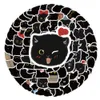 104pcs Cute Cats Black Cat Cartoon Graffiti Pvc Pvc Pack for Fridge Carcase Corcase Laptop Cup Cup Cup Desk Desk Bicycle.