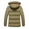 Män s jackor vinter varm bomull tjock fleece parkas män vattentät huva päls krage parka jacka kappa höst mode casual male 231211