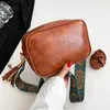 Sacos de noite Mulheres PU Couro Square Bag Vintage Guitar Strap Satchel Senhoras Sólidas Moda Casual Crossbody Grande Capacidade Ombro