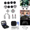 New 18 in 1 Replace Buttons Kit 6 Different Metal Analog Sticks Replacement Parts 2 D-Pads for Xbox One Elite Controller Accessory