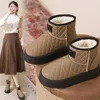 2024 Winter New Boots Women Fashion Plus Fleece 두꺼운 단독 따뜻한 야외 모피 One Personality Leisure Snow Boots