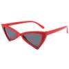 Triangle Box Lunettes de soleil œil de chat 12 couleurs rétro lunettes sexy femmes lunettes de soleil de mode lunettes triangle lunettes de soleil yeux de chat lentille HD S223S