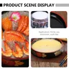 Servis uppsättningar Sushi Plate Servering Tray Supply Multi-Function Desktop Dish Hushållstillbehör Sashimi Wood Platter