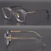 Hele-vintage kwaliteit acetaat brillen frame OG Betsy polygon vrouwen mannen originele doos case recept lens shiping224O