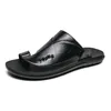 Dermis Sabe Sandals Beach Summer Over Toe Plus -размер подлинный кожаный шлепанцы Men Dermi Shoe Plu Flop 565 Сандалия