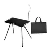 Camp Furniture Camping Table Detachable Hanging Hole Lightweight Folding Outside Side