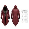 Cosplay Kostuum Outfit Volledige Set Jas Uniform Cos Mantel Gothic Punk Uniform Bal Prestaties Jurk Vintage Assassin's Creed