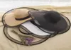 夏のワイドブリムストローハット女性のための大きな太陽の帽子UV保護パナマフロッピービーチハット女性弓帽子日焼け止め休暇T8824118