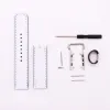 Atacado sublimação pulseira de relógio de couro em branco para apple iwatch 1/2/3/4/5 cinta substituição em branco com conector 38 40 42 44 bj