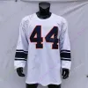 2020 NEW NCAA SYRACUSE ORANGE JERSEYS 44 JIM BROWN COLLEGE 축구 저지 화이트 사이즈 청소년 성인 모두 스티치