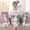 Les poupées en peluche arrivent 50CM90CM gris rose marron 3 couleurs jouets de chat belle poupée Anime cadeau d'anniversaire pour garçon fille 231211