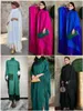 Plus storlek klänningar blygsamma muslimska tasselmantel abaya för kvinnor mode lös storlek batwing hylsa fest kväll marockansk dubai kaftan 231208