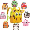 School Bags Kid Toddler Backpack Kindergarten Shoulder Bag Baby Cartoon Animal Bag for 2-5years baby203U