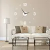 Wall Clocks No Fading Silent Clock Mute Hour And Minute Movement Accessories Creative Rust Luminous Durable