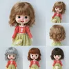 Doll Accessories Doll Wig For Girl Boneka Slight Lady Curls Synthetic Mohair BJD Wigs s Accessories 231208