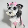 Designer roupas para cães marcas vestuário para cães suéter clássico letras padrão estiramento conforto algodão pet moletom colete para pequeno cachorrinho rosa CSG2312115-6.5