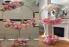 Décoration de fête 1set 163x69cm large cercle ballon colonne base et poteaux en plastique arc décorations de mariage anniversaire événement fournitures5492824