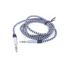 Car Audio AUX Extention Cable Nylon Braided 3ft 1M wired Auxiliary Stereo Jack 3.5mm Male Lead for Andrio Mobile Phone Speaker