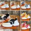 Designer Heren Dames Casual Schoenen Giga Sneakers Koeienhuid Mesh Stiksels Dikke Zool Sportschoenen Mode Luxe Outdoor Platform Comfortabele Casual Schoenen Maat 35-45