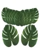 48 PCS Artificial Tropical Palm Leaves 138Ich Hawaiian Luau Party Jungle Beach Thema Table Decoration Accessories5059205