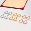 Fashionabla och lyxiga titanstål 18K rosguld hjärtformade örhängen utsökta och enkla modeörhängen för kvinnliga smycken gåvor