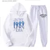 Survêtements pour hommes Kpop T.S. 1989 Tailleur THE ERAS Tour IN. US Hommes Femmes Sweat À Capuche Costume Couple Jogging Sweatshirts Surdimensionné Streetwear Costume Q231211