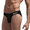 Unterhosen Sexy Unterwäsche Männer Slips Herren Slips Penis Big Pouch Höschen Baumwolle Kurze Cueca Hombre Atmungsaktive Feste Schwarz Weiß