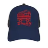 Ball Caps Baseball Cap Zooom Kids Fire Truck Pattern Hat Breathable Men Women Summer Mesh Drop