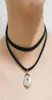 Cały łańcuch mody DJ0101 Punk Goth Skórzowy kołnierz Choker Funky Charm Snaps Naszyjnik Fit 18 mm Snap Jewlery Lobster C3164886