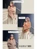 スカーフ女性のファッションラップソフトショールポンチョリアルアルパカミックス盗み女性秋の冬のスカーフ