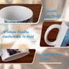 Tazza da caffè per libreria 3D Tazza da scaffale per libreria da 11 Oz Tazza per amante dei libri Scaffali creativi in ceramica Tazza con foro nel muro Fantastici regali di Natale per i lettori Amanti dei libri