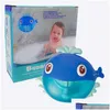 Bath Toys Bubble Crabs Frog Baby Toy Toddler Maker Pool Swimming Bathtub Soap Hine Badrum för barn Barn Drop Delivery Maternity DHQ3O