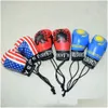 التذكارات المولودة Pography Props Baby Boxing Set Shorts bebe po shoot boy pos pos mini wand wraps 221203 Drop Droper