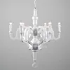 Ecolight Modern Wood Chandeliers 5 or 6 Lights E14 White or Black Painting Living Chandelier Light Lamp Lighting288n