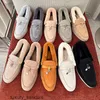 Loropinas skor casual skor sommar charms walk loafers loropinas beaver lefu skor kvinnor lp vinter plysch ett steg puff dou skor hb2j