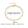 Bracelets de charme 26 A-Z Lettre Anglaise Pendentif Bracelet Glacé Zircone Cubique Lettres Initiales Femmes Mode Géométrique Lien Chaîne H Dh2Hx